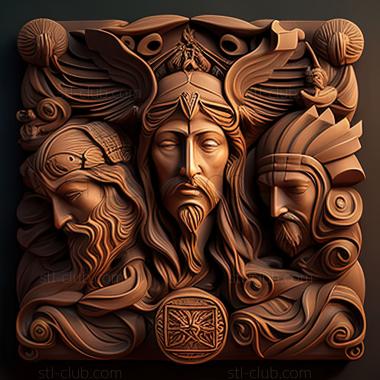 3D модель Игра Герои Меча и Магии 5 Племен Востока (STL)